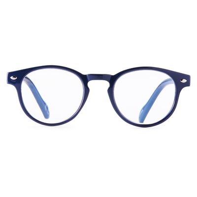 Speidel Blue Light Blocking Scratch Resistant UV Protected Scrub Matching Readers-Taylor Frame Style in Solid Black