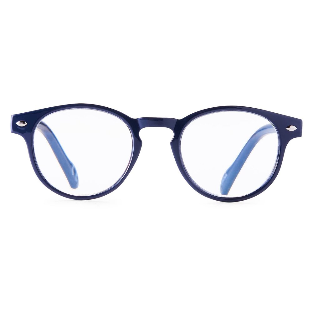Speidel Blue Light Blocking Scratch Resistant UV Protected Scrub Matching Readers-Taylor Frame Style in Solid Black