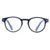Speidel Blue Light Blocking Scratch Resistant UV Protected Scrub Matching Readers-Taylor Frame Style in Solid Black view 1