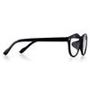 Speidel Blue Light Blocking Scratch Resistant UV Protected Scrub Matching Readers-Taylor Frame Style in Solid Black view 3