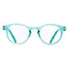 Speidel Blue Light Blocking Scratch Resistant UV Protected Scrub Matching Readers-Taylor Frame Style in Transparent Teal view 1