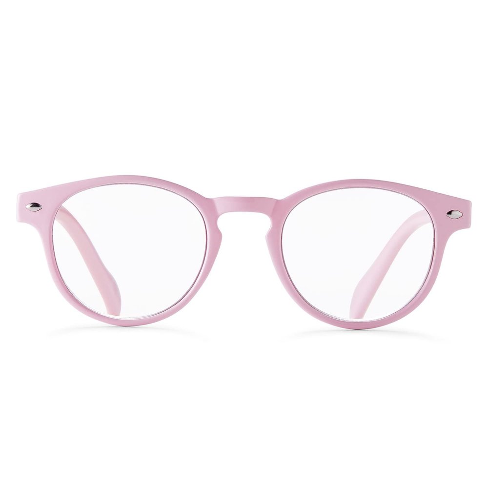 Speidel Blue Light Blocking Scratch Resistant UV Protected Scrub Matching Readers-Taylor Frame Style in Solid Pink