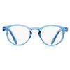 Speidel Blue Light Blocking Scratch Resistant UV Protected Scrub Matching Readers-Taylor Frame Style in Transparent Blue view 1