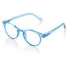 Speidel Blue Light Blocking Scratch Resistant UV Protected Scrub Matching Readers-Taylor Frame Style in Transparent Blue view 2