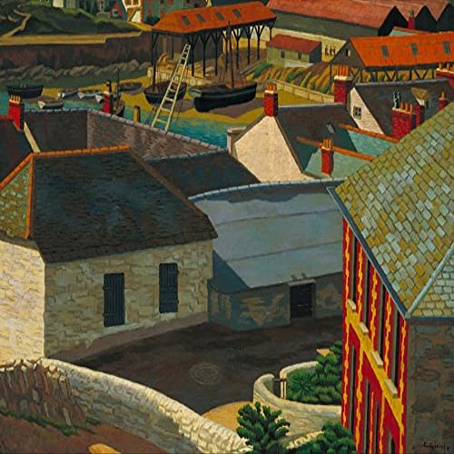 Charles Ginner : Porthleven : 1922 : Archival Quality Art Print