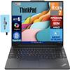 Lenovo ThinkPad E16 Business Laptop 16.0" WUXGA Display (AMD Ryzen 7 7735U, 64GB DDR5, 1TB PCIe SSD, AMD Radeon 660M, Backlit KB, Fingerprint, Thunderbolt 4, Win 11 Pro) w/Dockztorm Hub view 1