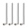 Bingfu External WiFi Antenna RP-SMA 2.4GHz 5GHz 5.8GHz 3dBi Dual Band Wireless Antennas Replacement (4-Pack) for WiFi Router Security IP Camera Access Point USB WiFi Adapter view 1