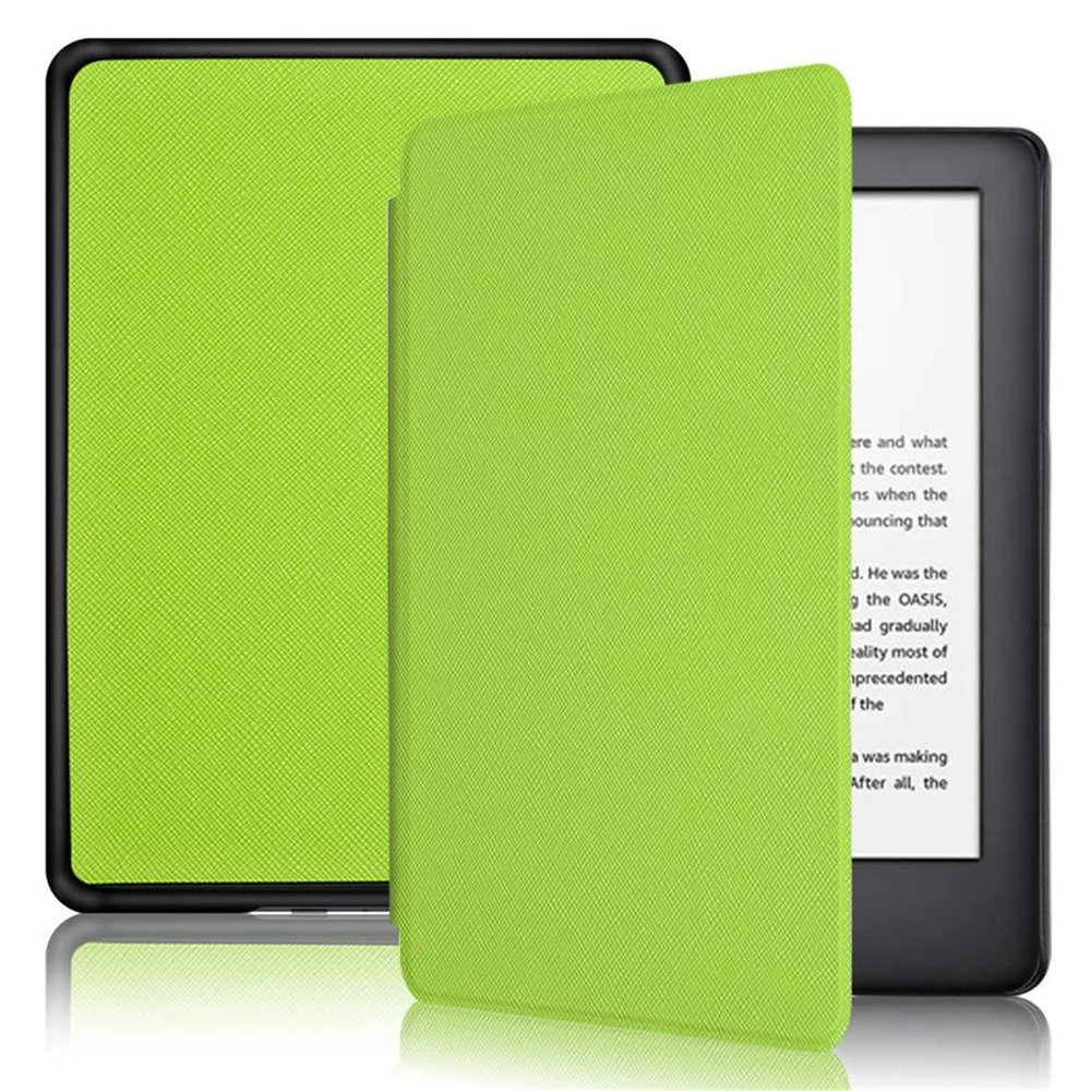 ALMIGHTY All-New Case for 6.8 Kindle Paperwhite 11th Generation 2021 - New Leather Smart Cover with Auto Sleep - Cross Pattern Solid Color