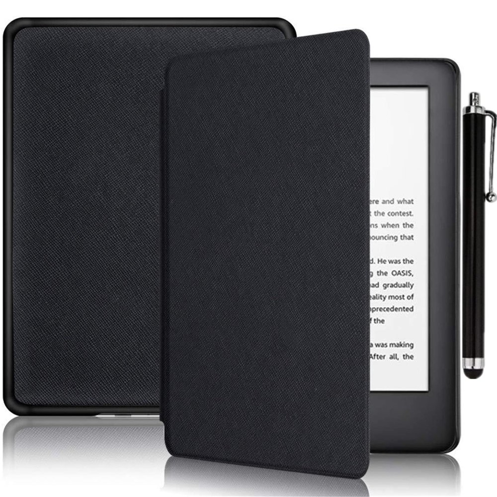 ALMIGHTY All-New Case for 6.8 Kindle Paperwhite 11th Generation 2021 - New Leather Smart Cover with Auto Sleep - Cross Pattern Solid Color