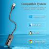 Tccmebius USB Ethernet Adapter, USB 2.0 to 10/100 Ethernet LAN Network Wired Adapter for MacBook, Surface Pro, Notebook PC, Compatible with Windows7/8/10, Mac OS, Android, Chrome OS, Linux (TCC-S20A) view 4