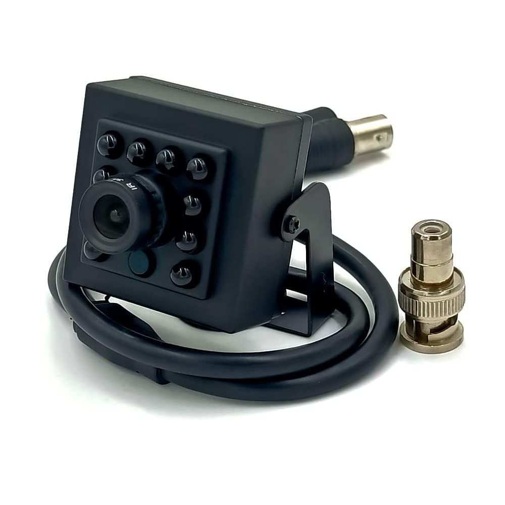 CNDST CCTV HD 1080P 2MP Mini Security Camera Starlight 3.6mm 90degree 4-in-1 TVI/CVI/AHD/960H CVBS CCTV IR Night Vision Indoor Small Surveillance Camera, for 1080P 4-in-1 TVI/AHD/CVI/CVBS/960H DVR