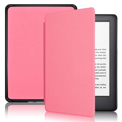 ALMIGHTY All-New Case for 6.8 Kindle Paperwhite 11th Generation 2021 - New Leather Smart Cover with Auto Sleep - Cross Pattern Solid Color
