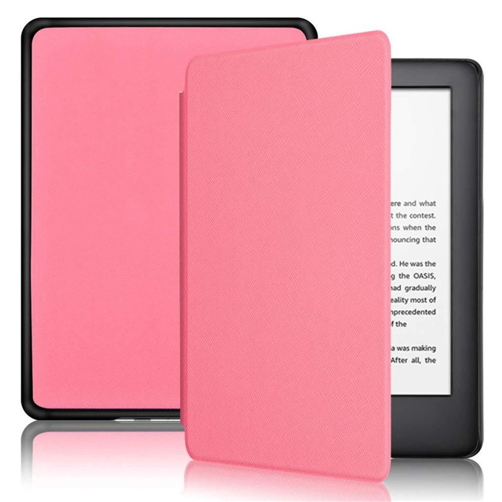 ALMIGHTY All-New Case for 6.8 Kindle Paperwhite 11th Generation 2021 - New Leather Smart Cover with Auto Sleep - Cross Pattern Solid Color