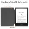 ALMIGHTY All-New Case for 6.8 Kindle Paperwhite 11th Generation 2021 - New Leather Smart Cover with Auto Sleep - Cross Pattern Solid Color view 3