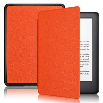 ALMIGHTY All-New Case for 6.8 Kindle Paperwhite 11th Generation 2021 - New Leather Smart Cover with Auto Sleep - Cross Pattern Solid Color