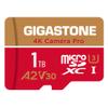 5-Years Data Recovery GIGASTONE 1TB Micro SD Card, 4K Camera Pro, R/W up to 150/130 MB/s, 4K Video Recording for GoPro, DJI, Drone, MicroSDXC Memory Card UHS-I U3 A2 V30, with Adapter view 1