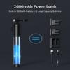 WOLFANG GB2200 Rechargeable Selfie Stick with 2600mAh Rechargeable Battery, Selfie Stick Black Rotation Action Camera, Compatible with Other Action Cameras and Travel(24-60CM) view 2