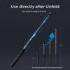 WOLFANG GB2200 Rechargeable Selfie Stick with 2600mAh Rechargeable Battery, Selfie Stick Black Rotation Action Camera, Compatible with Other Action Cameras and Travel(24-60CM) view 4