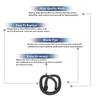 Replacement Part For Bissell Hose And Handle Assembly For 2156E Vac Models # compare to part 1613049 view 3