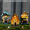 XBAOMING Handicraftsjewelry, Creative Decorationssolar Night Light Resin House Modelfor and Home Decorations, Pendants,C view 2
