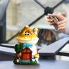 XBAOMING Handicraftsjewelry, Creative Decorationssolar Night Light Resin House Modelfor and Home Decorations, Pendants,C view 4