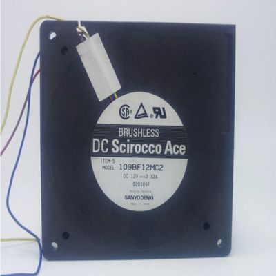 109BF12MC2 120x120x32mm 12V 0.32A SANYO 12CM 3-Wire Cooling Fan