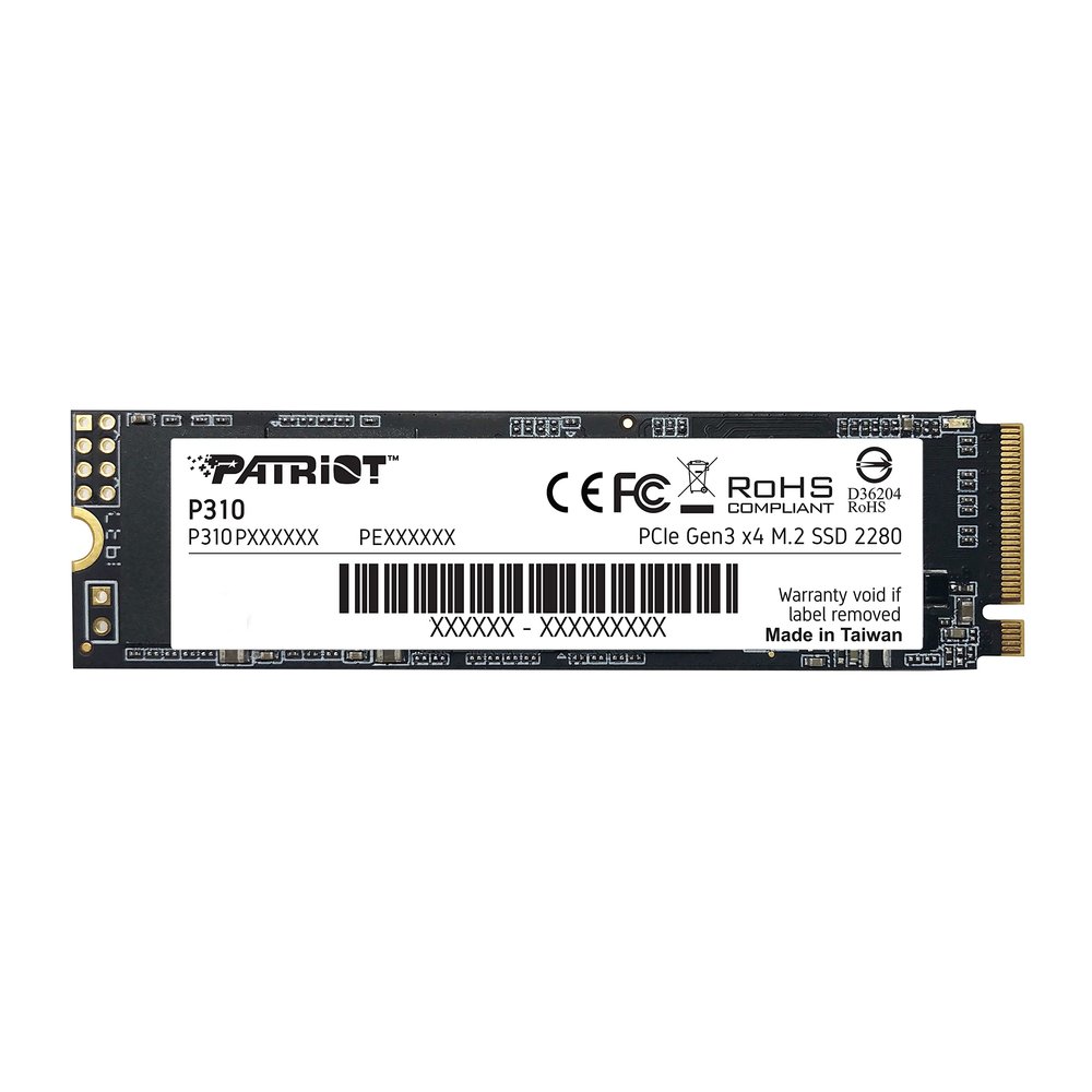 Patriot Memory P310 480GB Internal SSD - NVMe PCIe M.2 Gen3 x 4 - Low-Power Consumption Solid State Drive - P310P480GM28