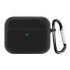2 Pack DAYJOY Soft Silicone case Compatible with Razer Hammerhead True Wireless X/Hammerhead True Wireless Pro Earbuds, Portable Protective Shockproof Case Cover with Carabiner (Black+Blue) view 2