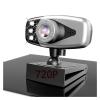 Computer Camera 720P/1080P USB Webcam with Microphone Manual Focus USB Webcam for PC Laptop Desktop Live Broadcast Video Calling Conference (Color : 720P Camera) view 1