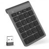 Foloda Number Pad for Laptop, 10 Keys USB Number Numeric Keypad Numpad, 22 Keys Wireless Numberpad Keyboard Laptop Accessories for PC Desktop Surface Pro Notebook view 1