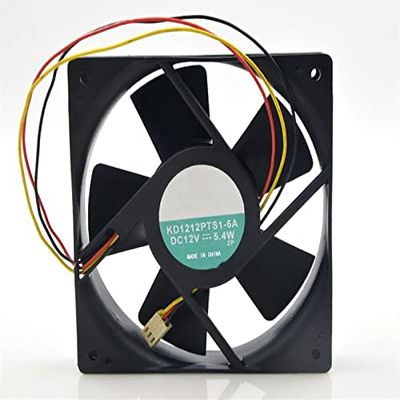 KD1212PTS1-6A Fan 12V 5.4W 12CM 3-pin Chassis Cooling Fan