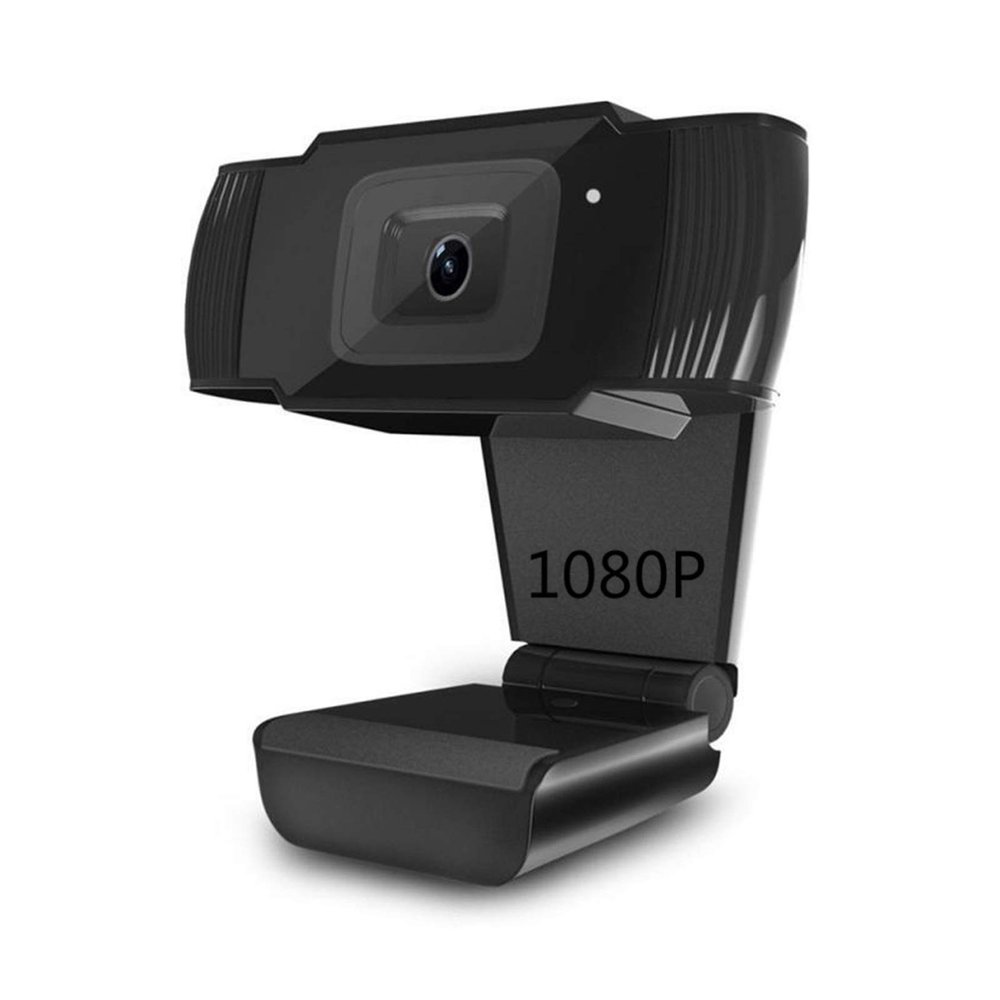 Computer Camera HD 1080P Webcam PC Mini USB 2.0 Web Camera with Microphone USB Computer Camera for Conference Learning Dropship (Color : 1080p)