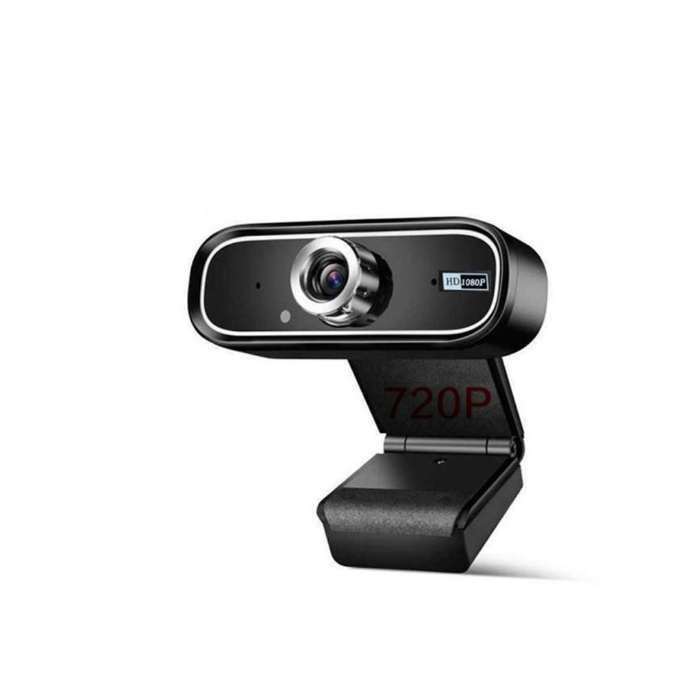 Computer Camera HD USB Computer Camera Desktop Computer Notebook Live Video Chat HD 1080P Built-in Microphone for Live Video Chat Webcam (Color : 720P)
