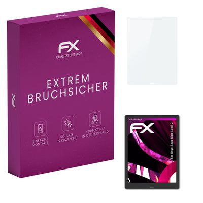 atFoliX Plastic Glass Protective Film compatible with Onyx Boox Max Lumi 2, 9H Hybrid-Glass FX Screen Protector