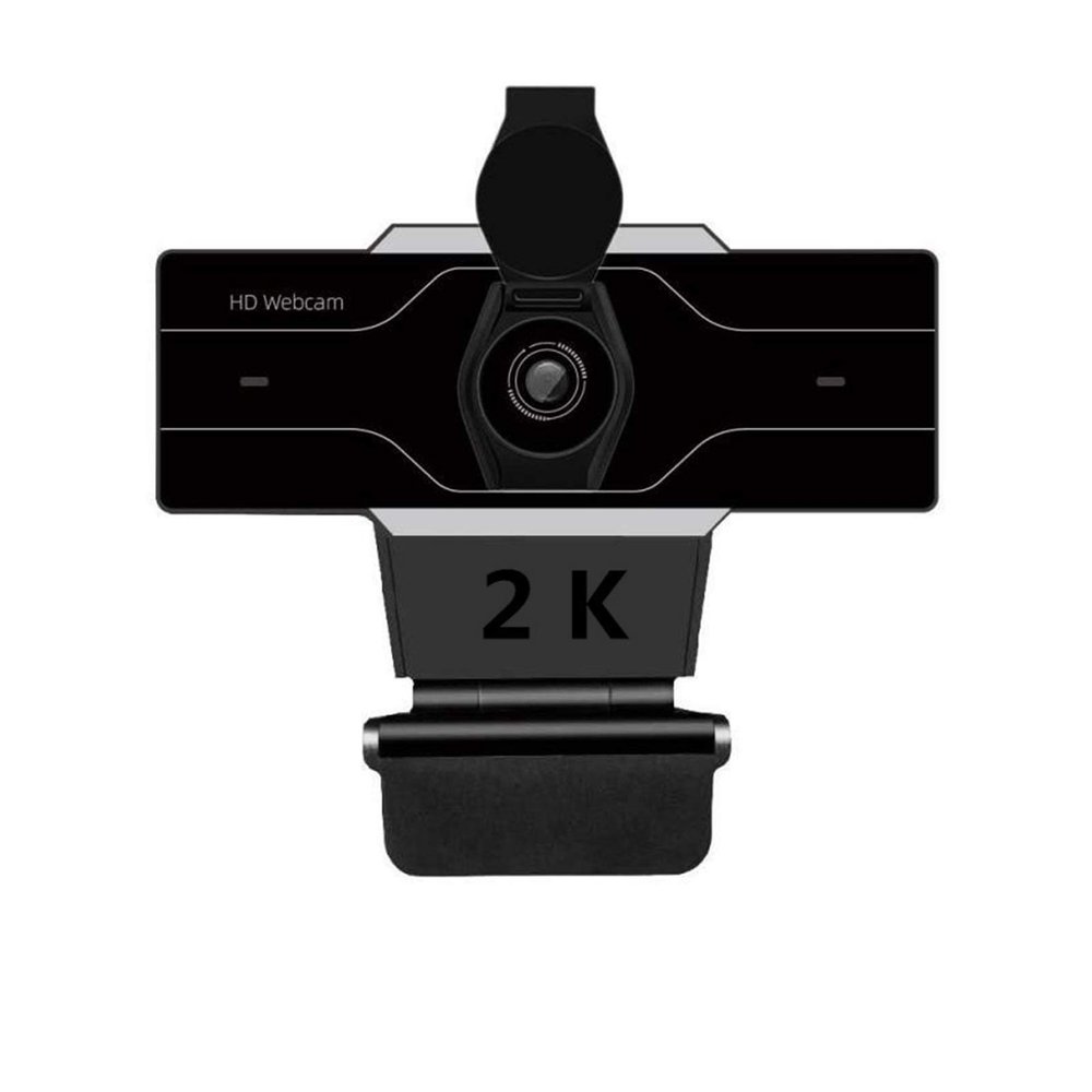 Computer Camera 1080P Full HD Web Camera with Microphone USB Plug Web Cam for PC Computer Laptop Desktop Camera (Color : 2K)