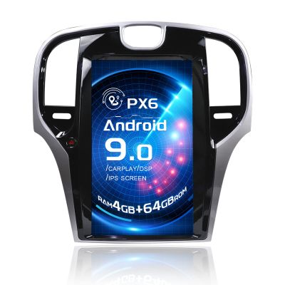 MOOKAKA Android 11 Tesla Style Car Stereo for Chrysler 300C 300S 2011-2014,Apple Carplay Android Auto GPS Navigation SWC 4G Multimedia Player(4+64G)