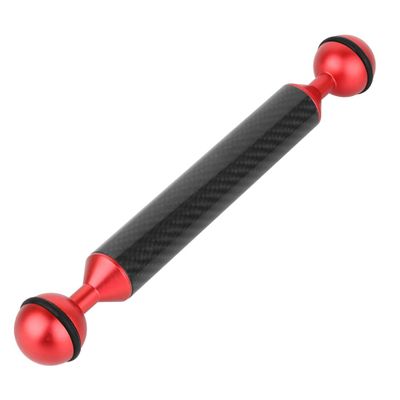 BGNing Diving Buoyancy Arm, Diving Carbon Fiber Tray, Diving Tray Buoyancy Aquatic Extension Holder for Action Camera Underwater Photography (D20mm 6inch Red)