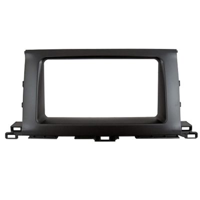Double DIN Installation Dash Kit for Toyota Highlander Kluger 2015-2018, Car Stereo Frame with Wiring Harness, GPS Antenna and Cables