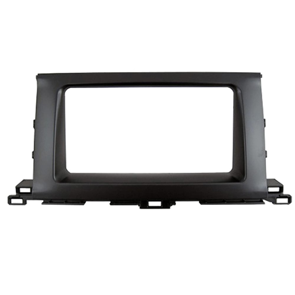 Double DIN Installation Dash Kit for Toyota Highlander Kluger 2015-2018, Car Stereo Frame with Wiring Harness, GPS Antenna and Cables