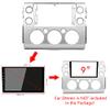 Double DIN Installation Dash Kit for Toyota FJ Cruiser 2007-2018, 9inch Car Stereo Frame with Wiring Harness, GPS Antenna, Cables and Canbus view 2
