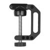 Andoer C Clamp Camera Mount, Black, Aluminium Alloy, Universal, for Monitor, Camera, 1/4 Inch - 3/8 Inch Screw Holes, 4.5 cm Jaw Width view 4