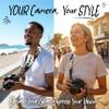 Art Tribute Camera Strap Vintage for All DSLR and Mirrorless Cameras - Neck & Shoulder Black Crane Gold Foil Camera Strap, Animal Pattern - Christmas Gift & Stocking Stuffer view 2