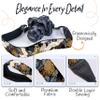 Art Tribute Camera Strap Vintage for All DSLR and Mirrorless Cameras - Neck & Shoulder Black Crane Gold Foil Camera Strap, Animal Pattern - Christmas Gift & Stocking Stuffer view 3
