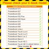 Kepuch 2 Pack Tempered Glass Screen Protector Transparent for Pocketbook 606/616/627/628/632/632 Plus/632 Aqua/633/Colour/Touch Lux 4/Touch Lux 5/Basic Lux 2/Basic 4/Touch HD 3/Touch HD 3 Limited view 2