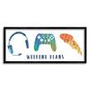 Stupell Industries Weekend Plans Pizza Video Games Modern Geometric Pattern view 1