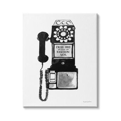 Stupell Industries Dial in Case of Fashion S.O.S. Vintage Telephone