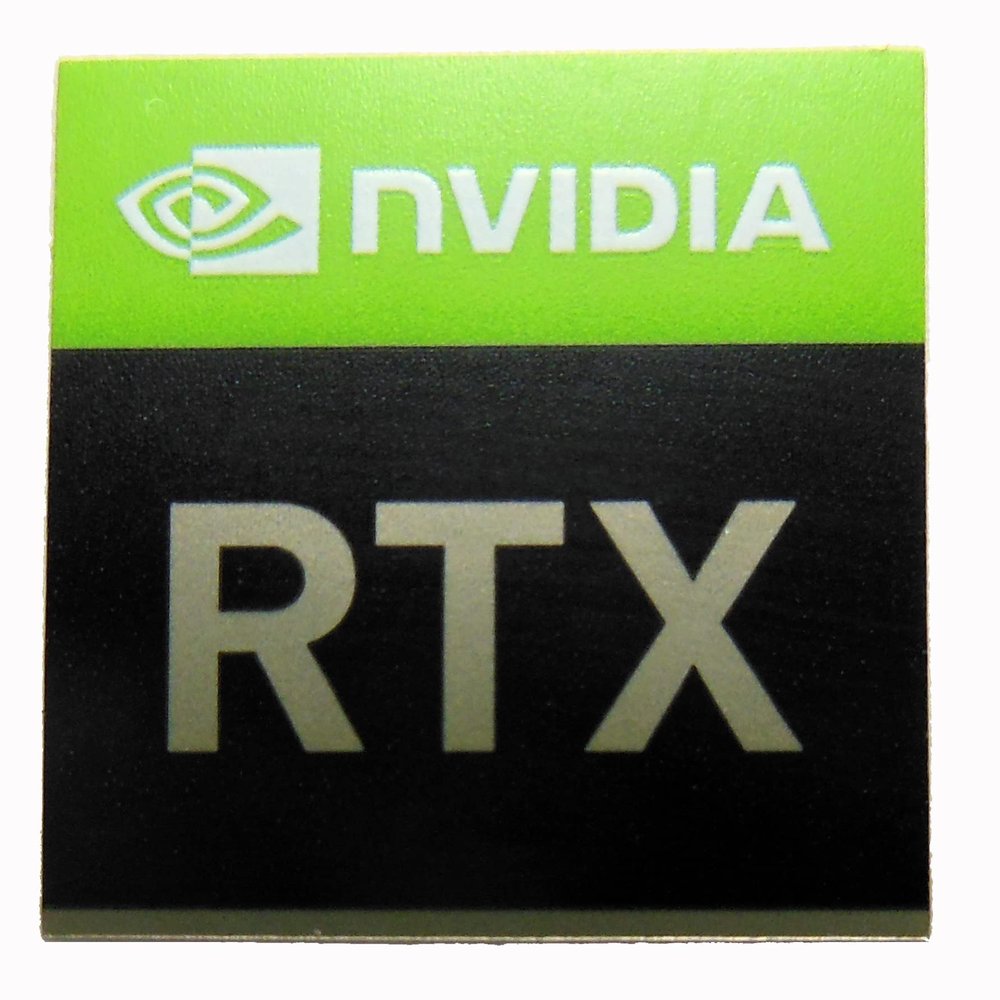 VATH Sticker Compatible with NVIDIA RTX 18 x 18mm / 11/16" x 11/16" [1137]