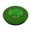 St Patricks Day Green Shamrock Pi-Rish 3.14 Math Teacher PopSockets Swappable PopGrip view 2
