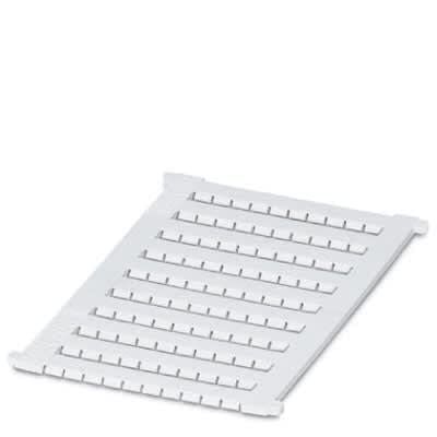 0803579, Flat Zack Marker Sheet, Sheet, White, 4.2 x 5.2 mm Field, ZBFM 4/WH:UNBEDRUCKT, 1 Sheet per Sale
