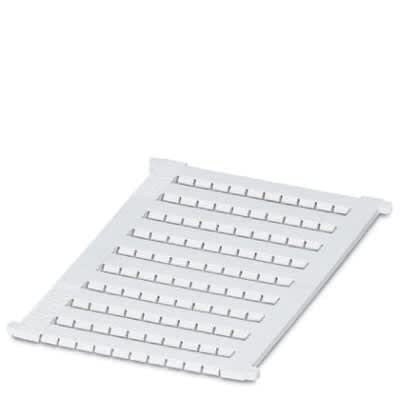 0803579, Flat Zack Marker Sheet, Sheet, White, 4.2 x 5.2 mm Field, ZBFM 4/WH:UNBEDRUCKT, 1 Sheet per Sale